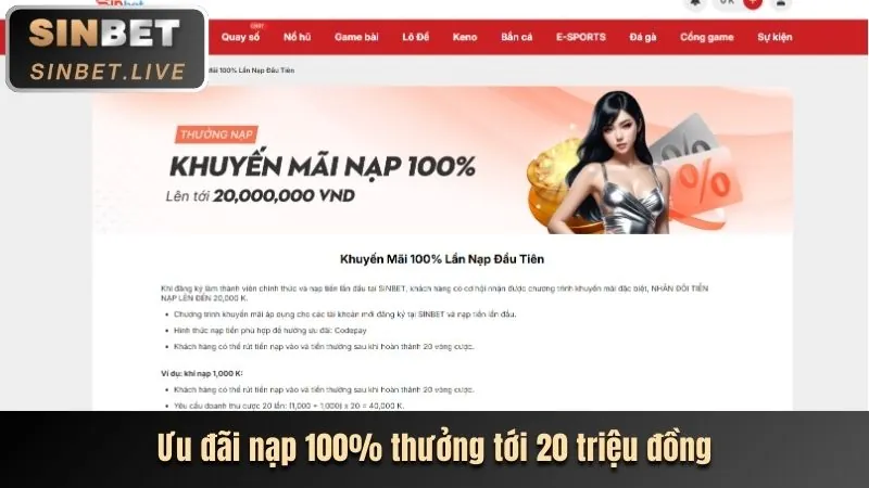 Thưởng Nạp Tiền Hàng Ngày SV66